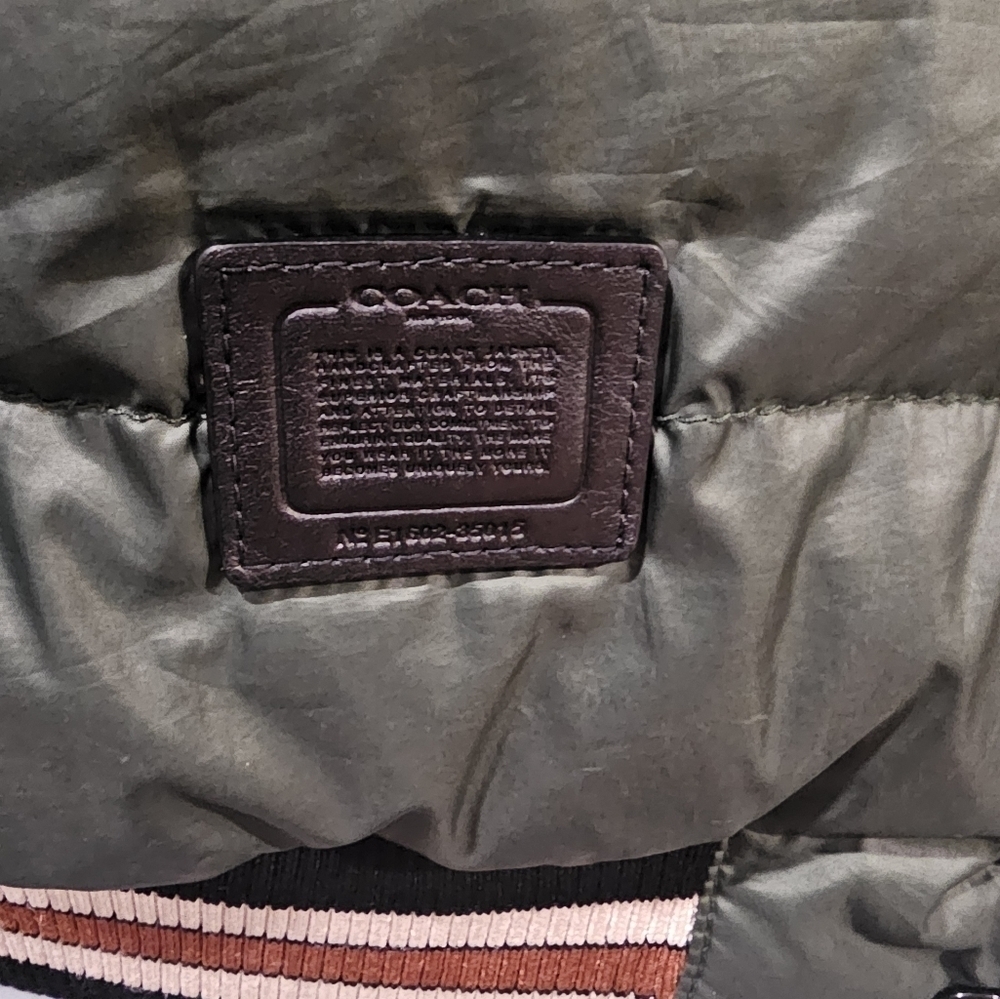 Coach Reversible Puffer Bomber Jacket - Picture 7 of 16